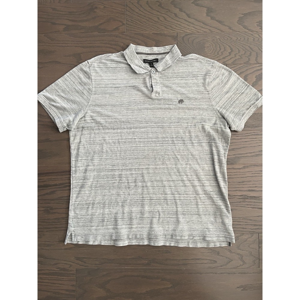 Banana Republic‎ Men's Polo Shirt Size XL, Gray